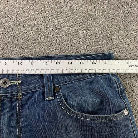 Levi's 514 Slim Straight Jeans Men's 34 x 30 Actual 35 x 31 Soiled Distressed - Picture 11 of 15